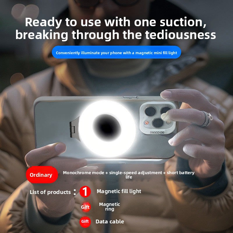 MagSafe Phone Light ideal for Selfies, TikToks, Reels